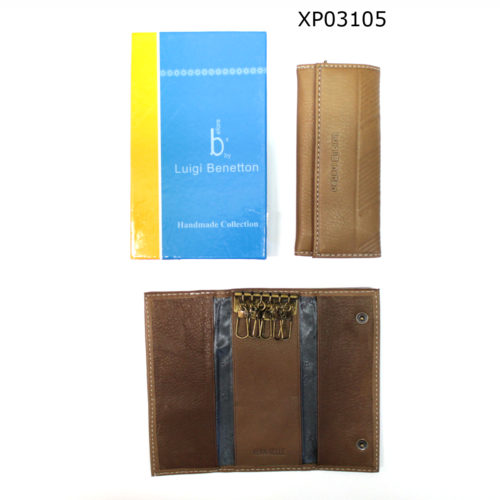 Portachiavi in pelle ruggine